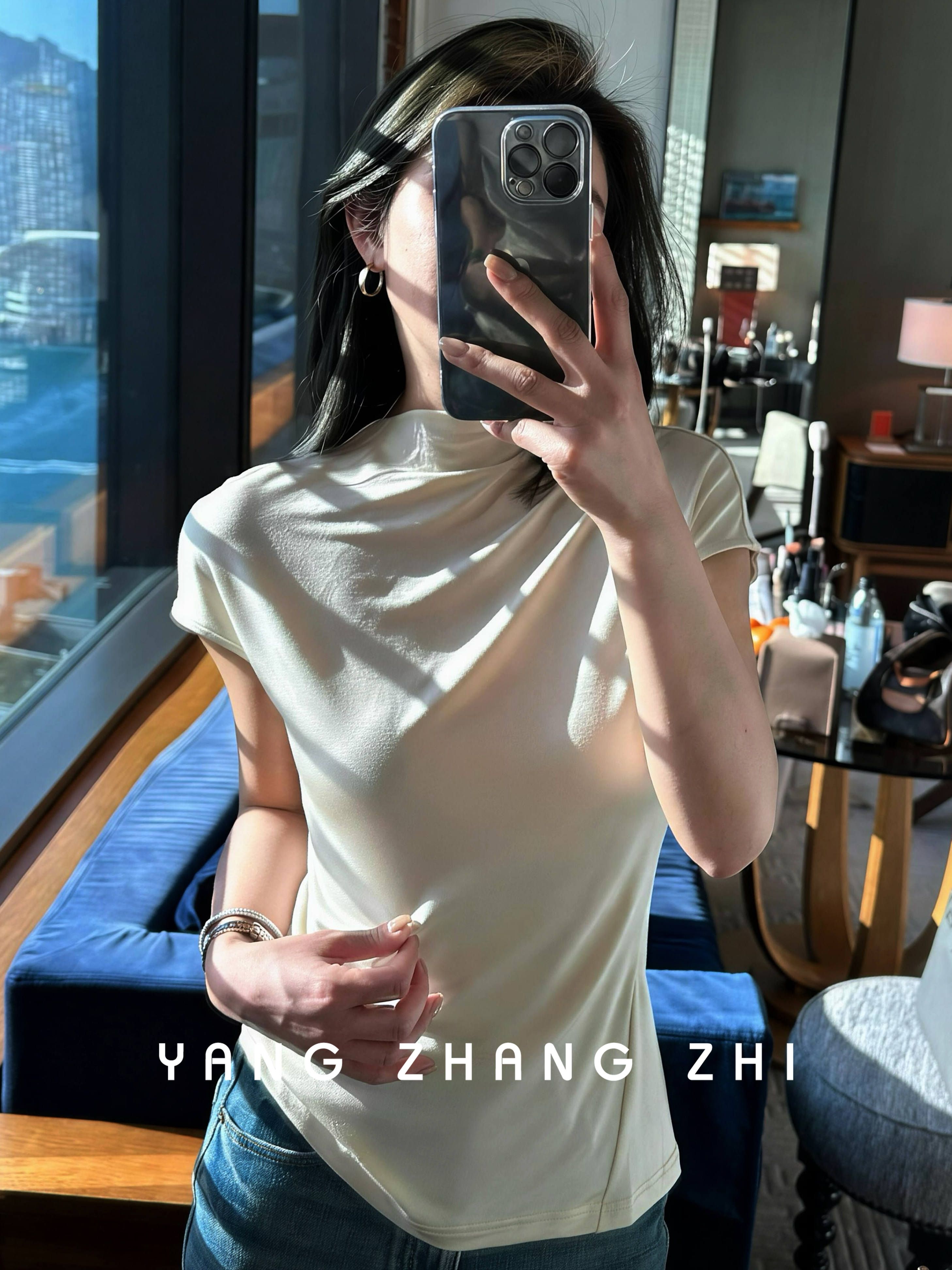 YANG杨哥私服醋酸小衫SF008